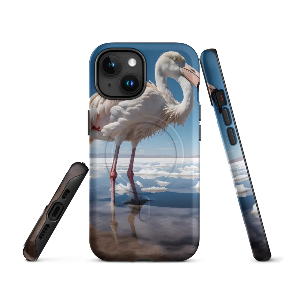Graceful Solitude of a Flamingo