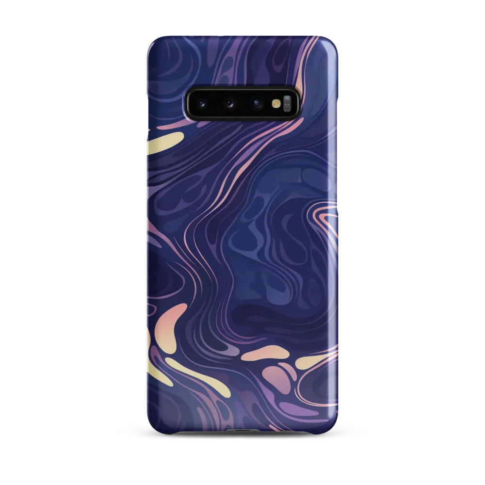 Serene Waves of Color | Phone Case |  S10 Plus | Snap Case | Glossy