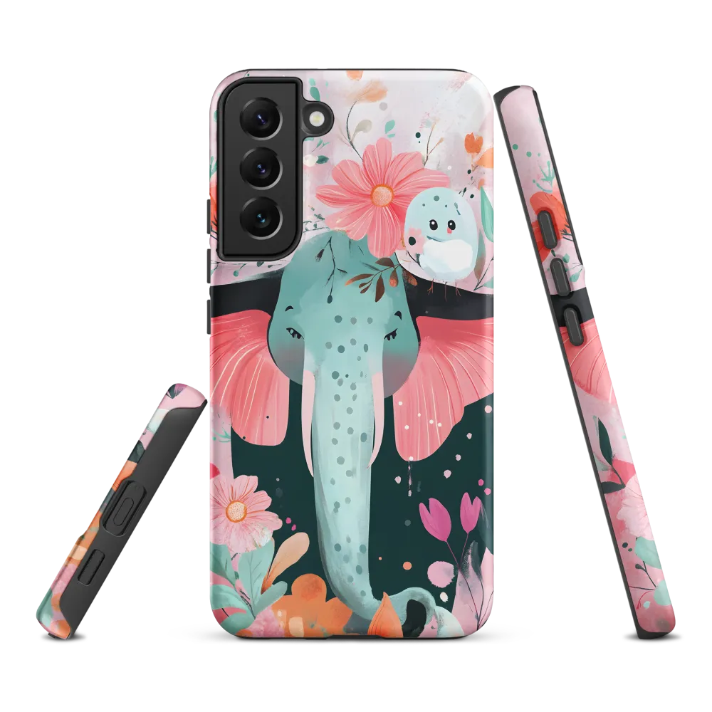 Whimsical Elephant in Bloom