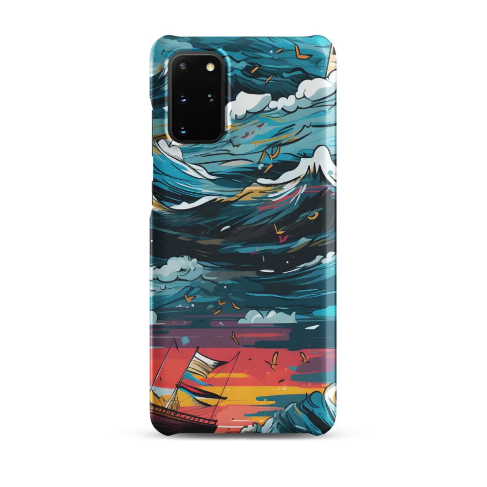 Turbulent Seas: A Lighthouse Adventure | Phone Case |  S20 Plus | Snap Case | Matte