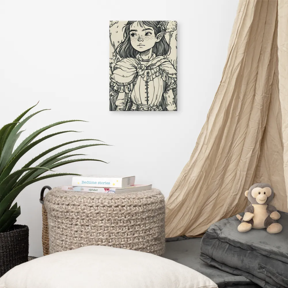 A Young Guardian of Nature | Canvas | 12″×16″
