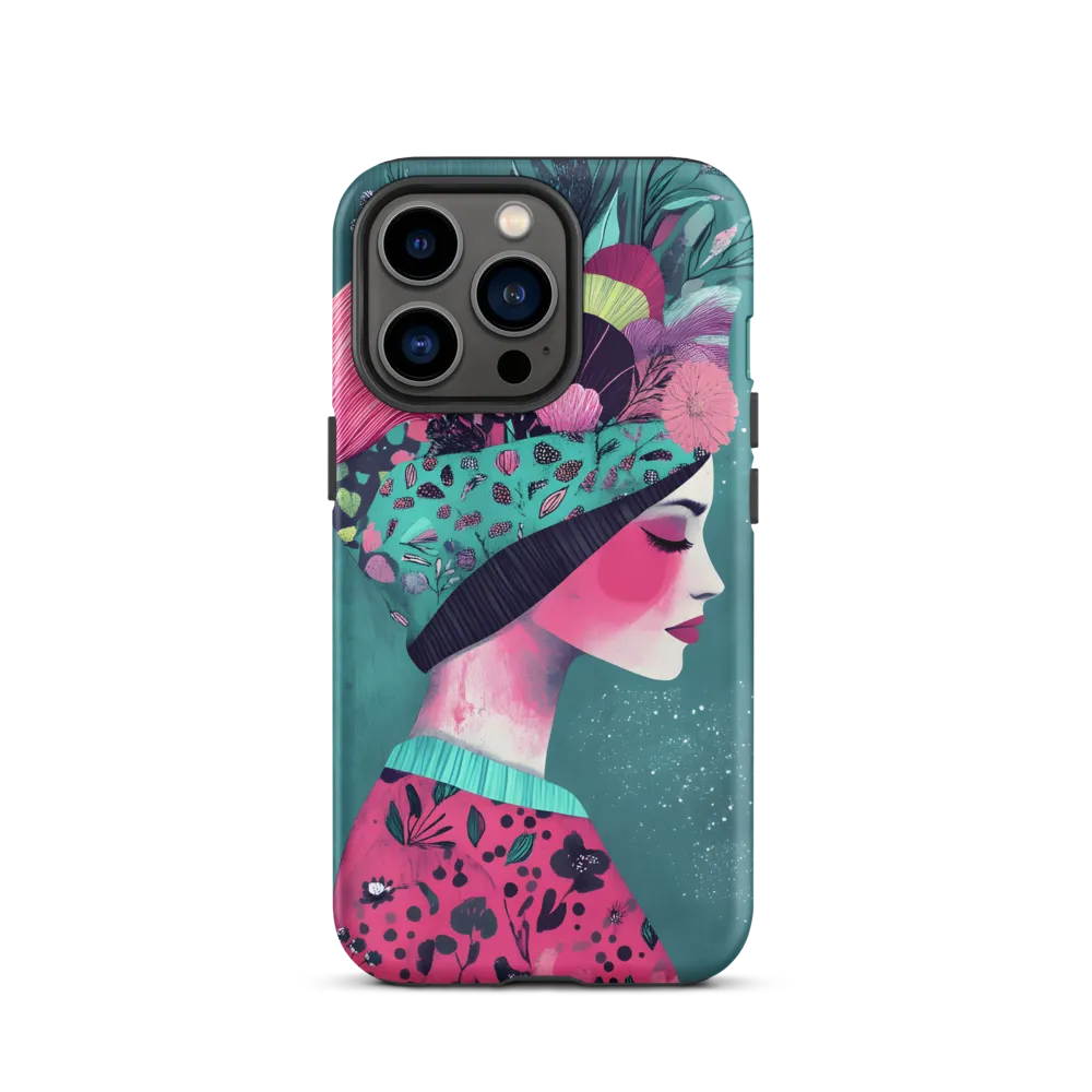 Whimsical Floral Portrait