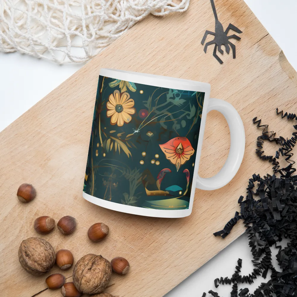 Whimsy in Flora: An Art Nouveau Journey | Mugs | Multiple Sizes & Colors