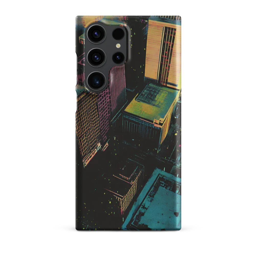 Neon Dreams: A City from Above