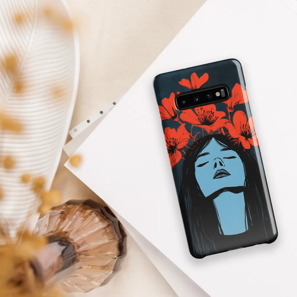 Crowned in Bloom | Phone Case |  S10 Plus | Snap Case | Glossy