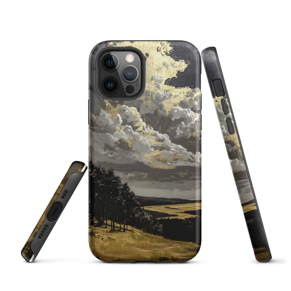 Golden Serenity in a Dramatic Sky | Phone Case |  12 Pro | Tough Case | Matte