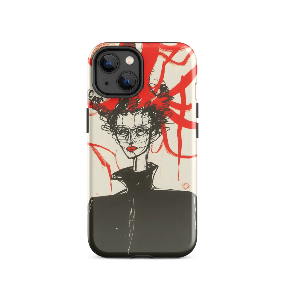 Dramatic Elegance in Red and Black