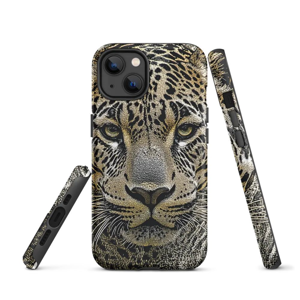 The Majestic Gaze: Portrait of a Leopard