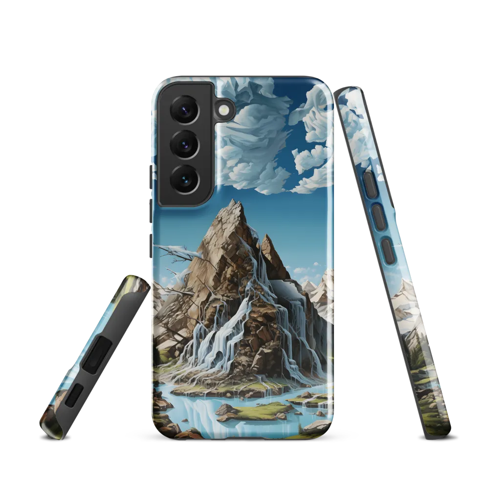 Majestic Cascade: A Mountain Masterpiece