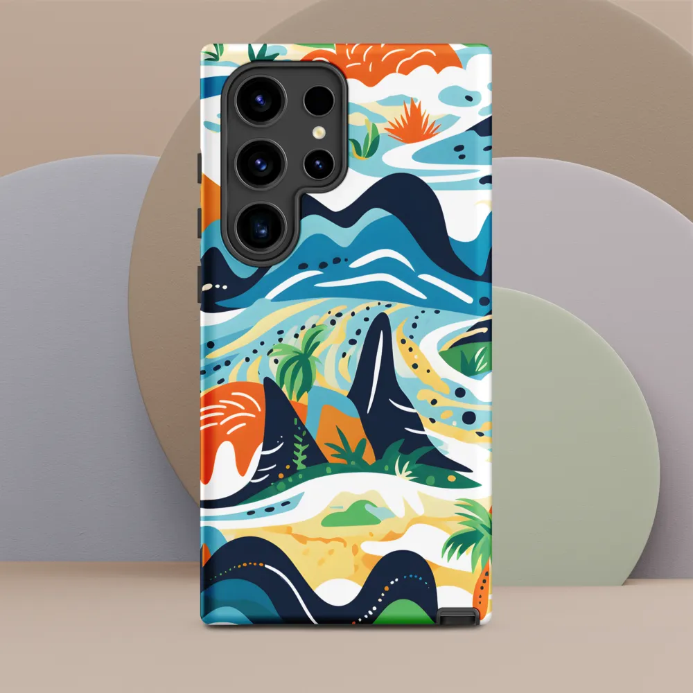 Abstract Tropical Landscape
