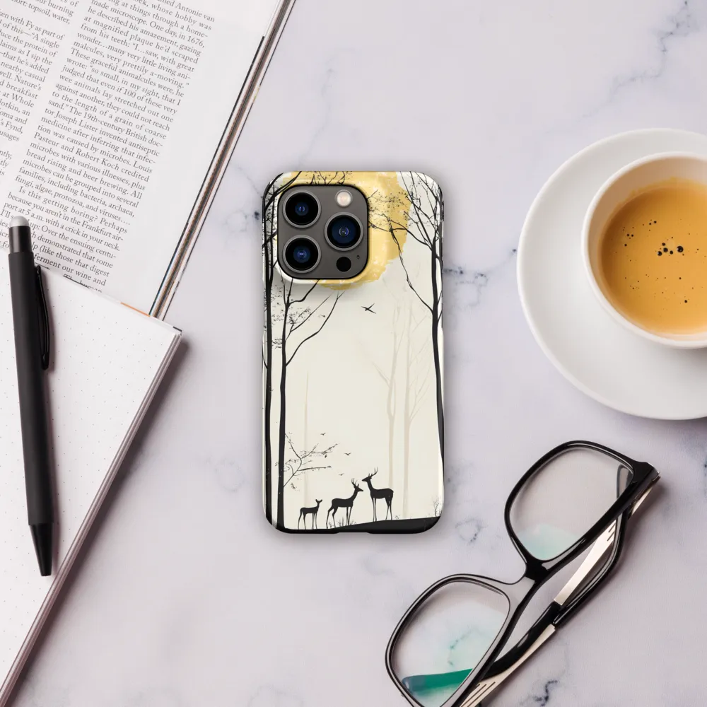 Silhouetted Serenity | Phone Case |  14 Pro | Snap Case | Matte
