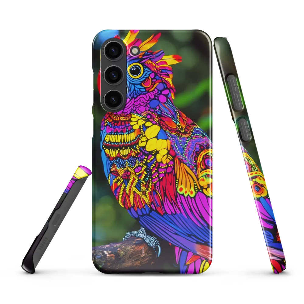 Vibrant Psychedelic Parrot