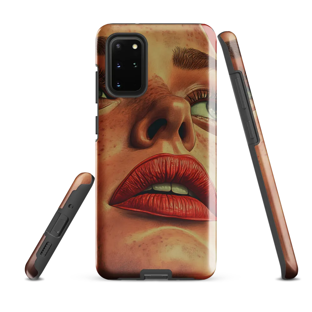 Red Intensity: A Portrait of Elegance