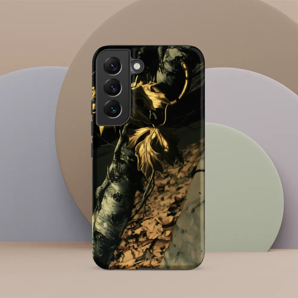 Golden Serenity: A Close Encounter with Nature