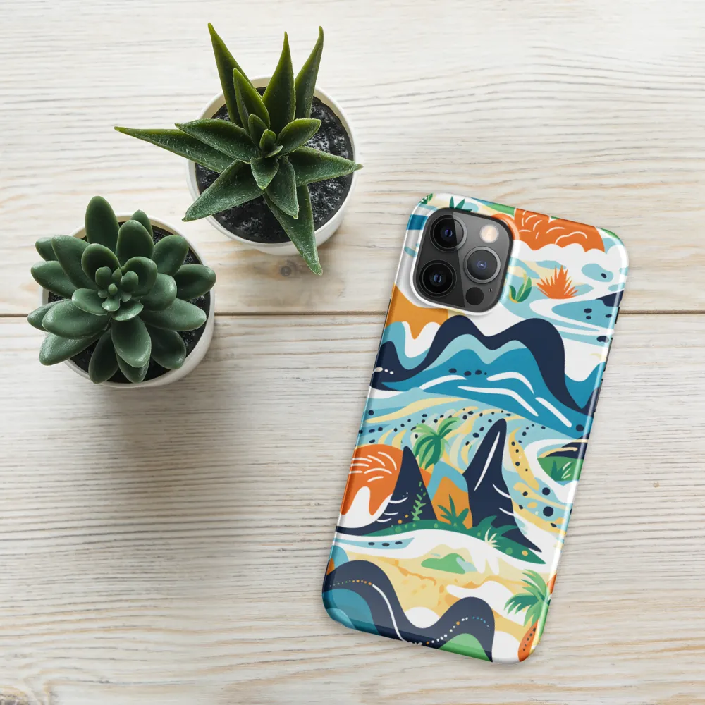 Abstract Tropical Landscape