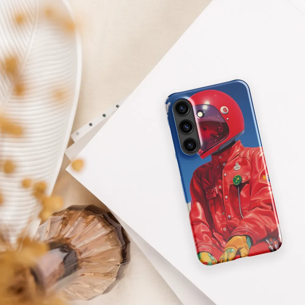 Astronaut in Crimson