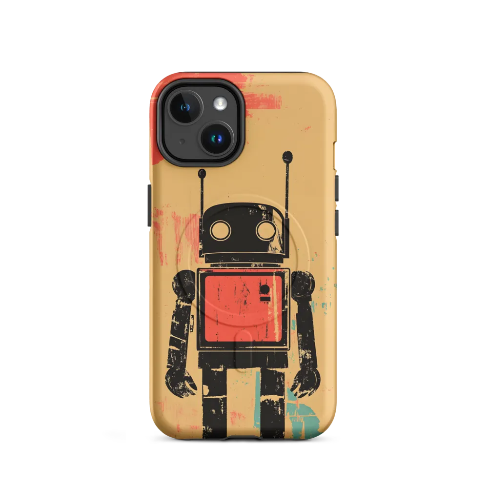 The Retro Robot | Phone Case |  14 | MagSafe® Tough Case | Matte