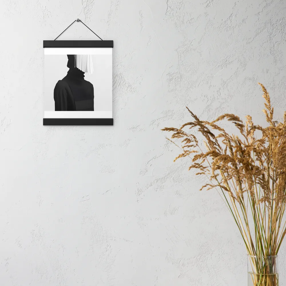 Veil of Mystery | Poster With Black Wood Hanger | 8″×10″