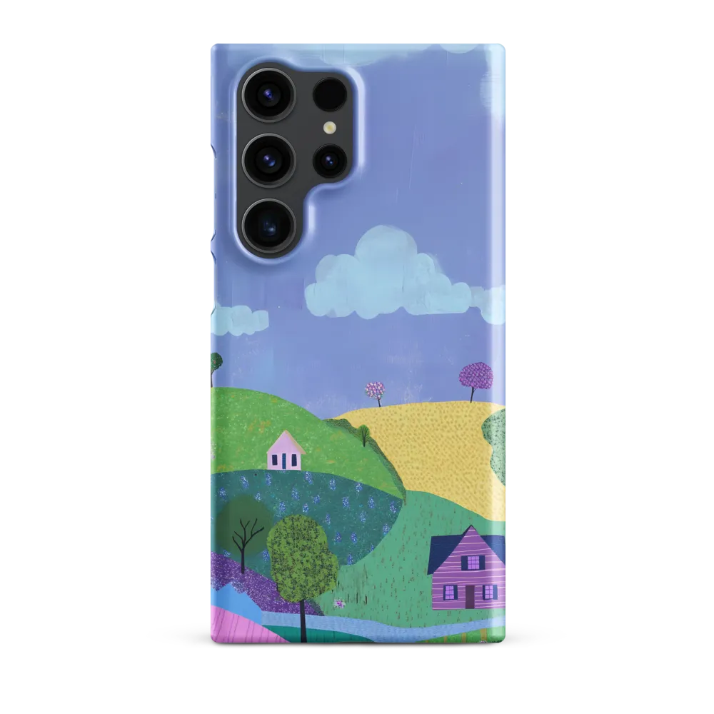 Whimsical Hills and Quaint Homes | Phone Case |  S23 Ultra | Snap Case | Matte