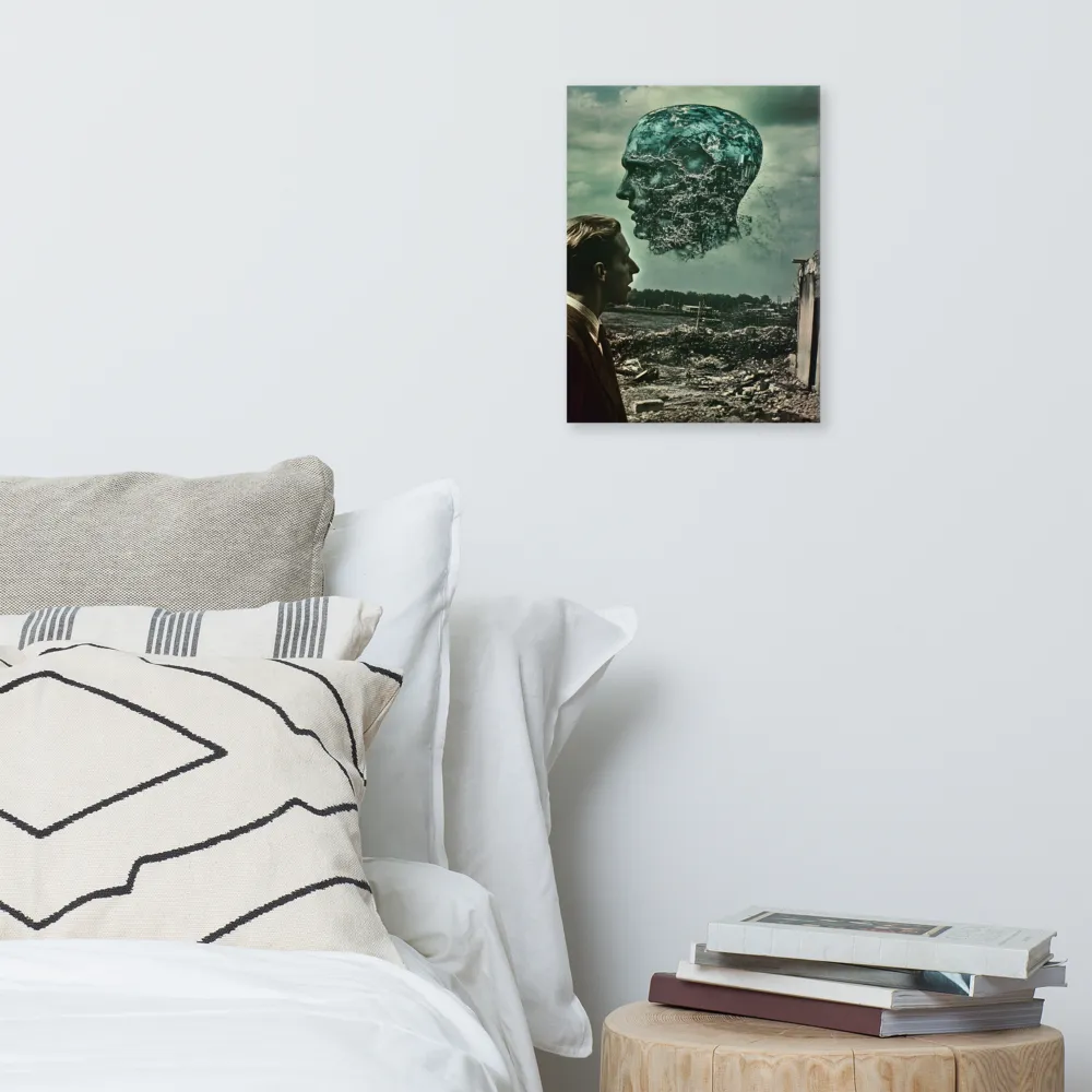 Ethereal Reflections: Identity in a Fragmented World | Canvas | 12″×16″