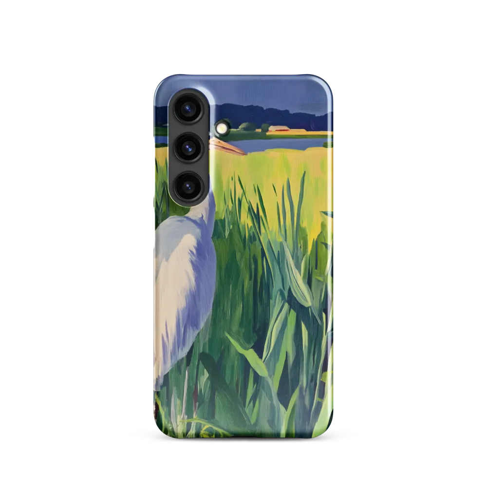 Graceful Presence: The Heron in the Meadow
