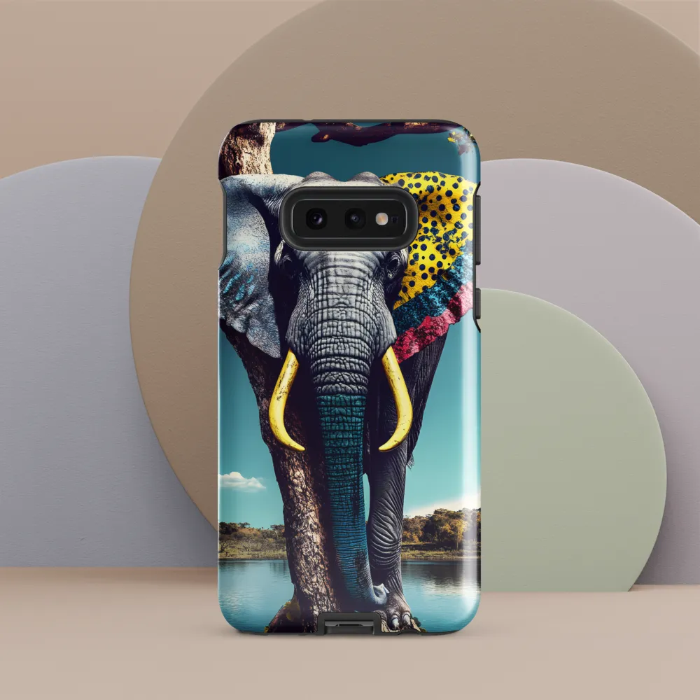 Playful Elegance: The Surreal Elephant