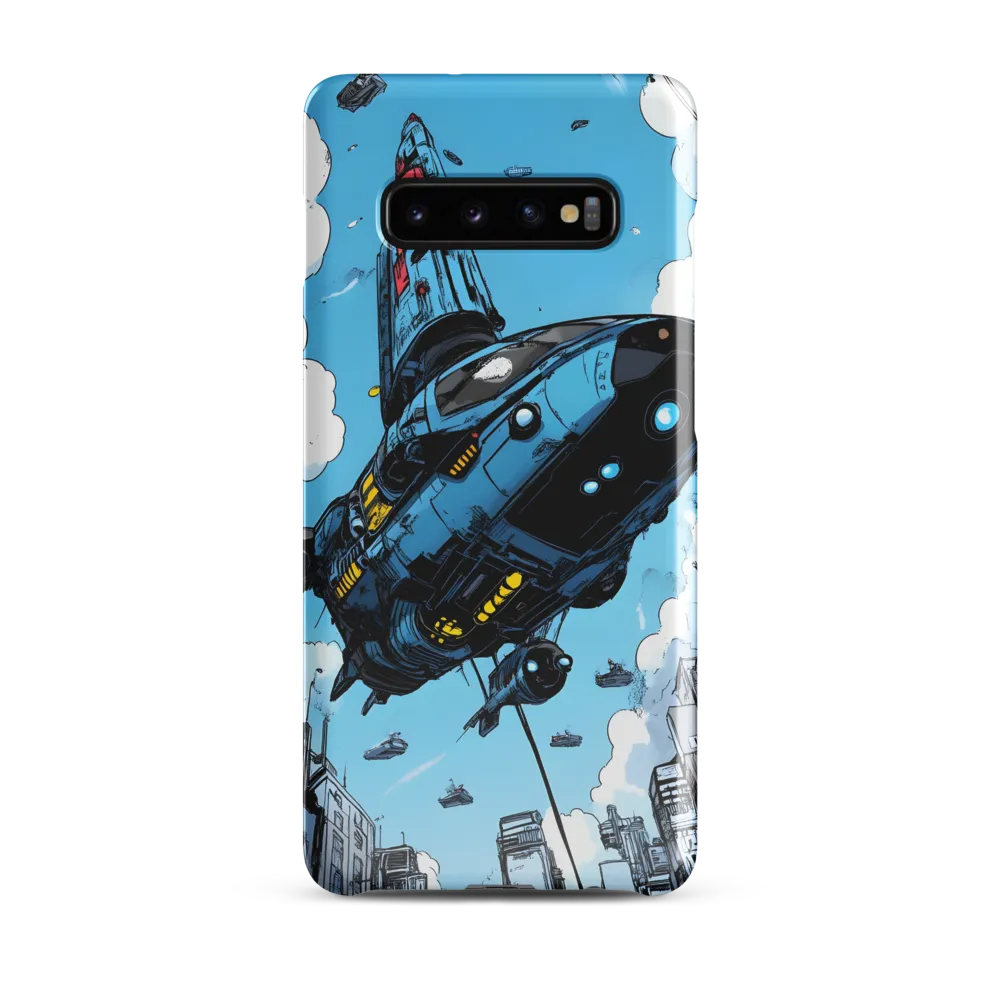 Skyward: A Journey Through the Futuristic City | Phone Case |  S10 Plus | Snap Case | Glossy