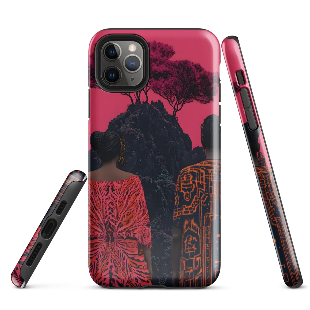 Bold Reflections: A Cultural Encounter | Phone Case |  11 Pro Max | Tough Case | Glossy