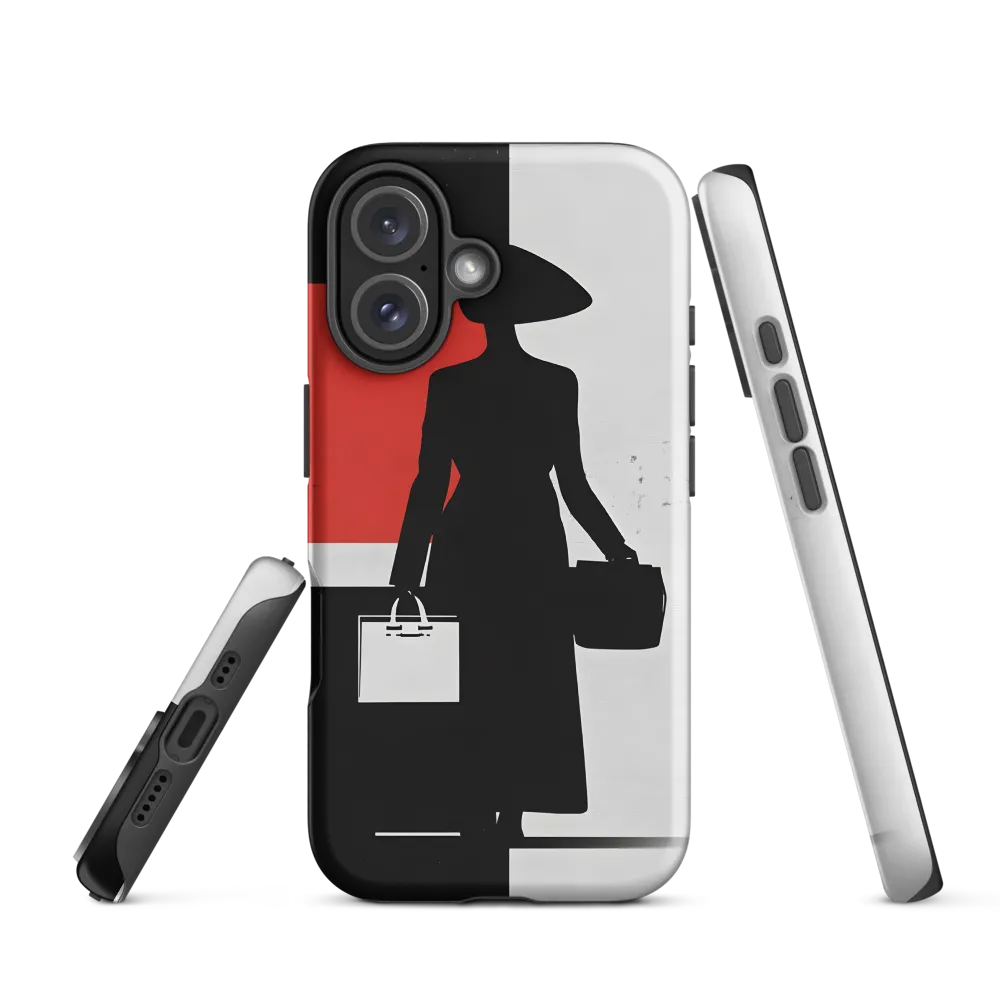 Silhouette of Elegance | Phone Case |  16 | Tough Case | Matte