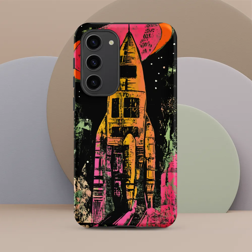 Cosmic Voyage: A Surreal Rocket Adventure