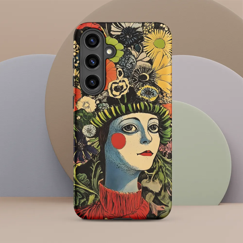 Floral Whimsy: A Portrait of Nature's Embrace