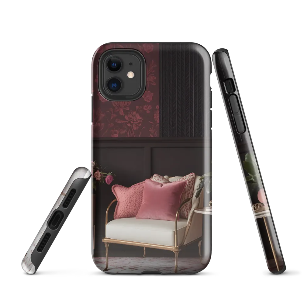 Elegance in Contrast: A Modern Interior Design | Phone Case |  11 | Tough Case | Glossy