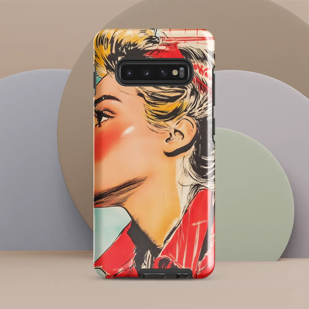 Empowered Elegance: A Pop Art Portrait | Phone Case |  S10 Plus | Tough Case | Glossy