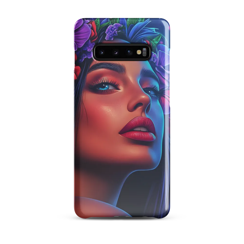 Radiance of the Floral Queen | Phone Case |  S10 Plus | Snap Case | Glossy