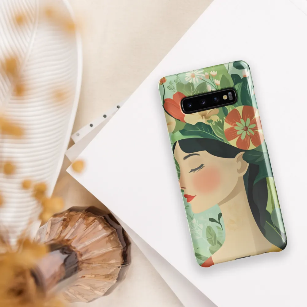 Serenity in Bloom | Phone Case |  S10 Plus | Snap Case | Glossy