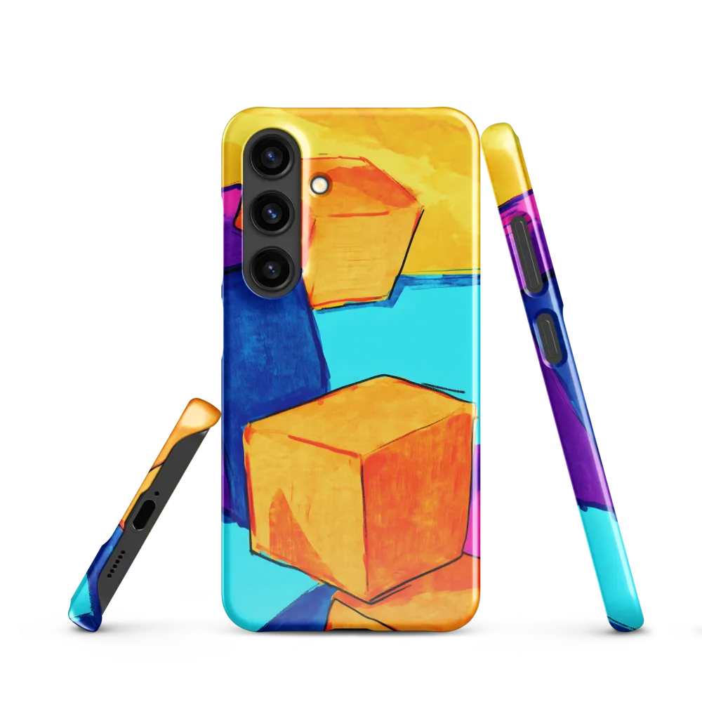 Playful Cubes in Vibrant Harmony