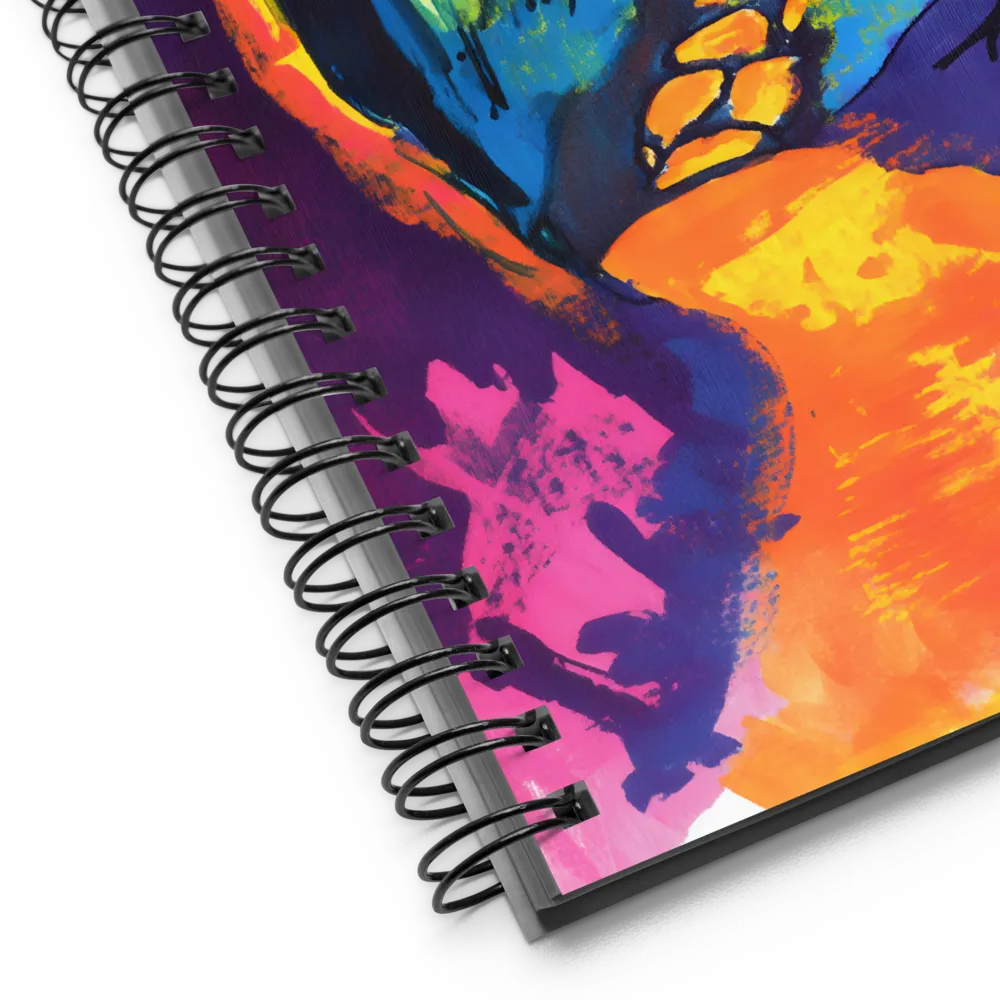 Path Through a Vibrant Forest | Spiral Notebook