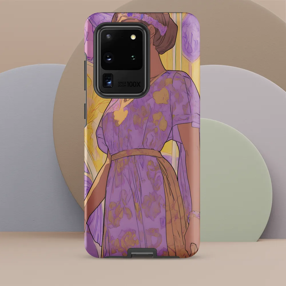 Elegance in Floral Harmony | Phone Case |  S20 Ultra | Tough Case | Matte