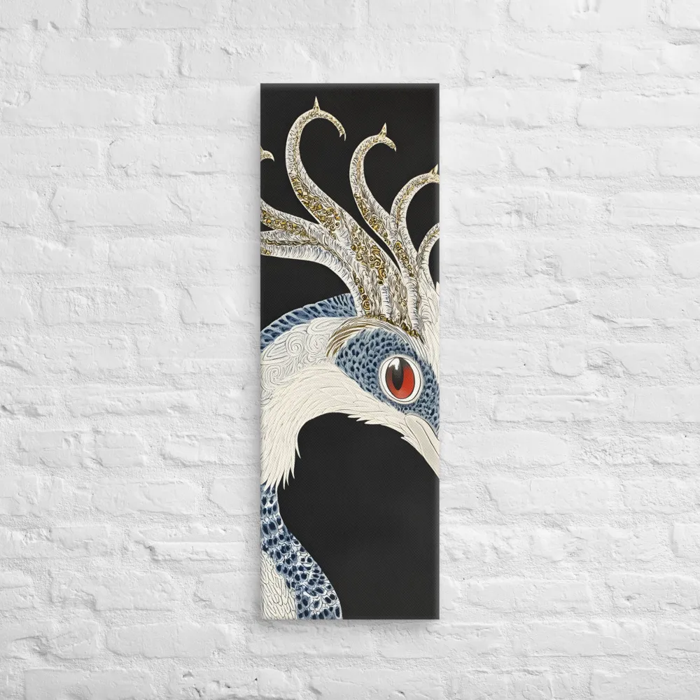 Elegance of the Majestic Peacock | Canvas | 12″×36″