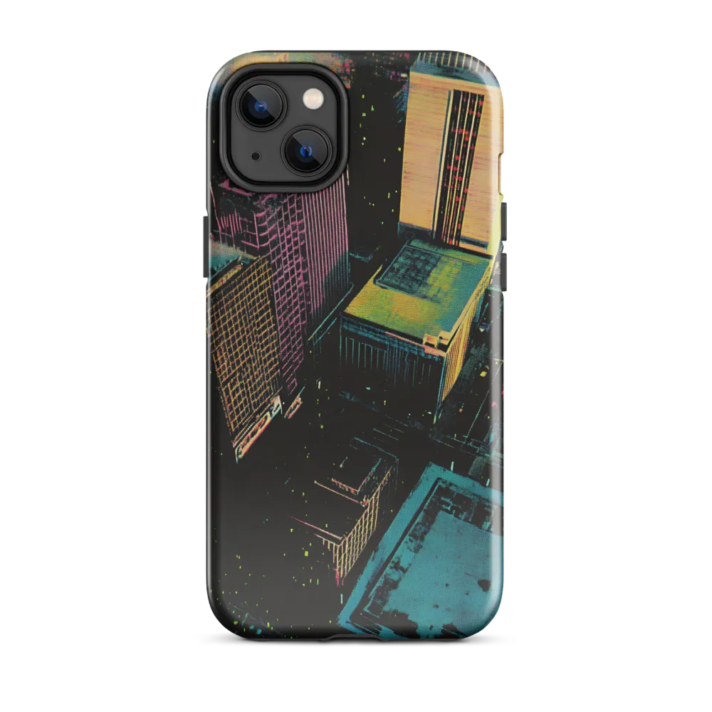 Neon Dreams: A City from Above