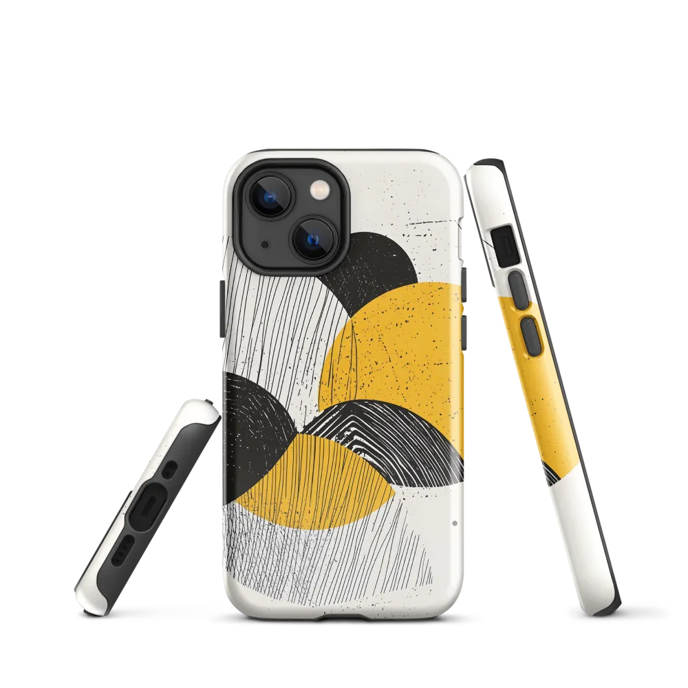 Dynamic Harmony in Black and Yellow