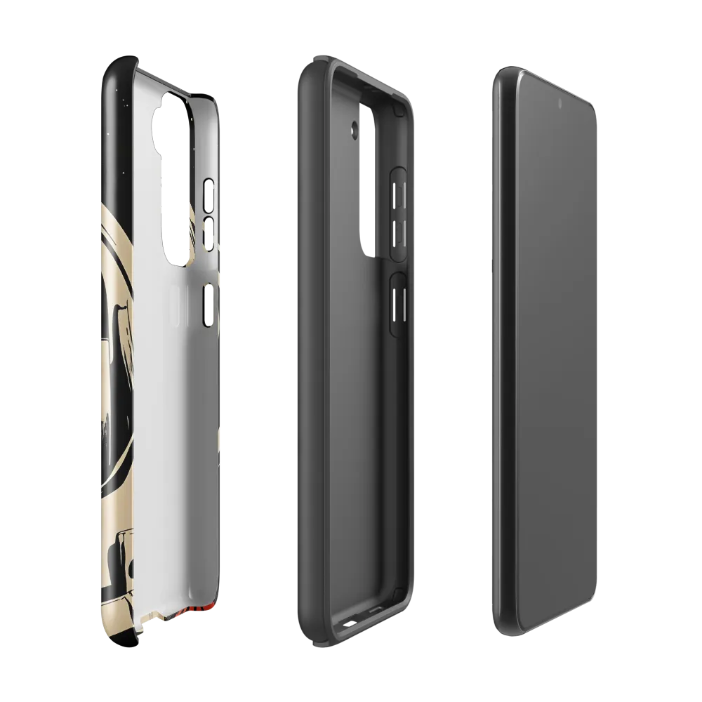 Gaze of the Astronaut | Phone Case |  S21 | Tough Case | Glossy
