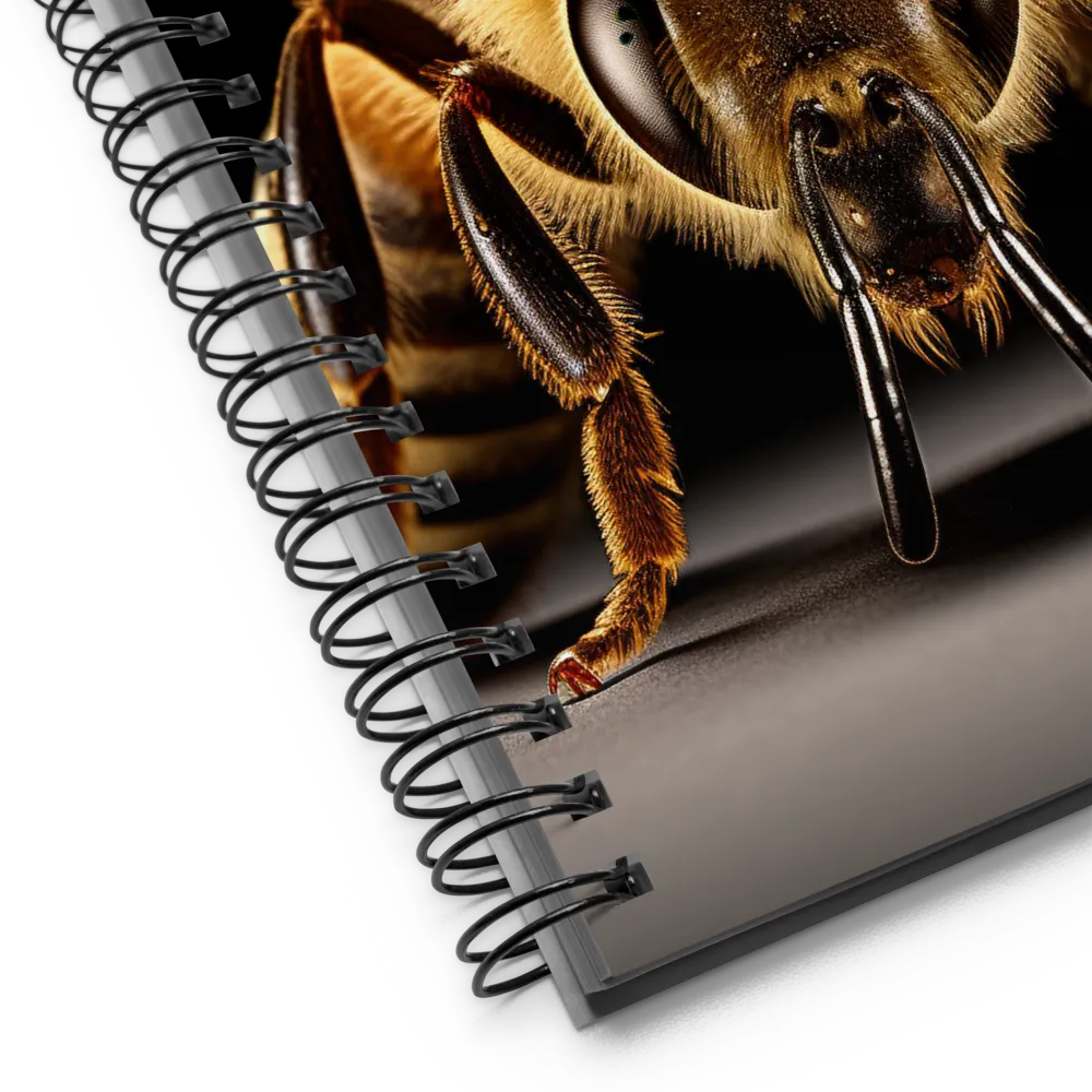 The Majesty of the Honeybee | Spiral Notebook