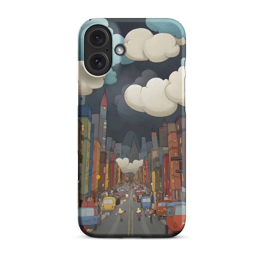 Urban Symphony: A City Awakens at Dusk | Phone Case |  16 Plus | Snap Case | Matte