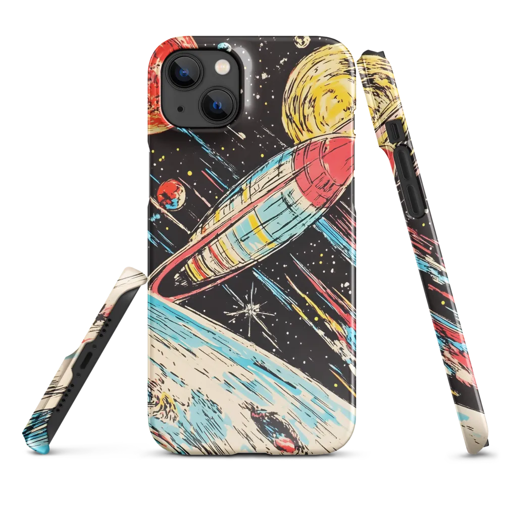 Cosmic Journey | Phone Case |  14 Plus | Snap Case | Glossy