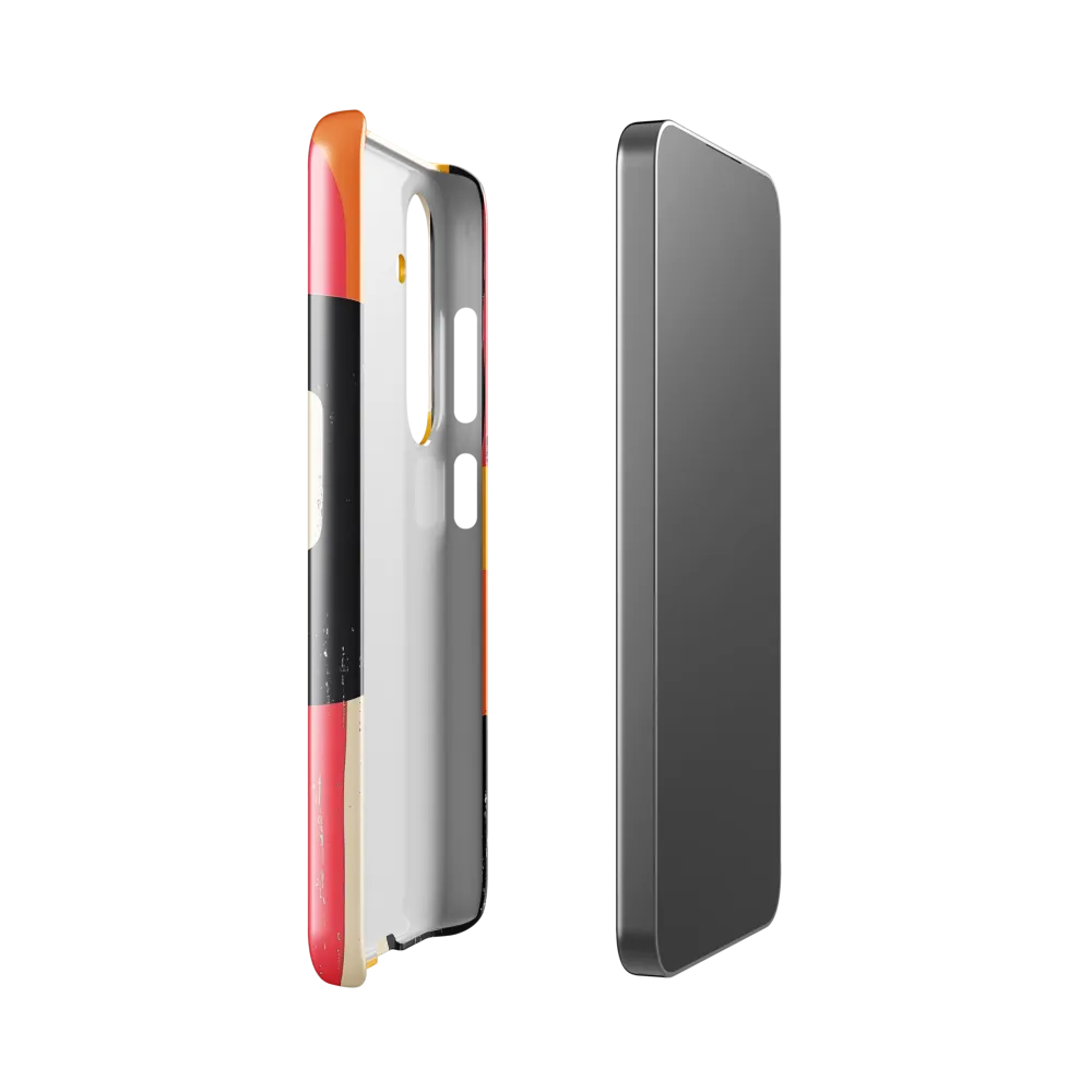 Colorful Curves: Numbers in Harmony | Phone Case |  S24 | Snap Case | Glossy