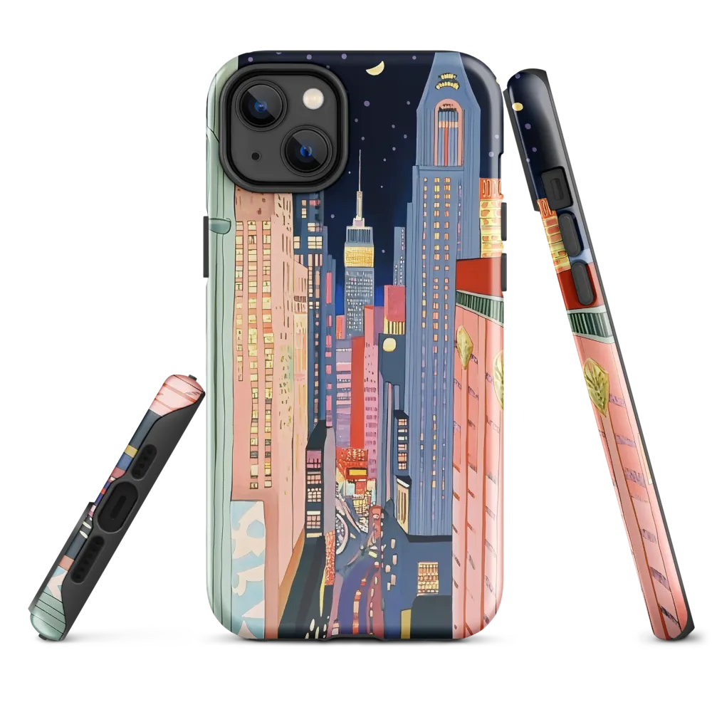 Urban Dreamscape: A Pop Art Night | Phone Case |  14 Plus | Tough Case | Glossy