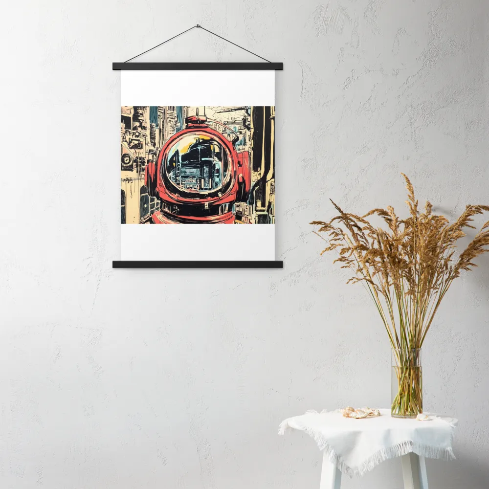 Reflections of Tomorrow | Poster With Black Wood Hanger | 18″×24″