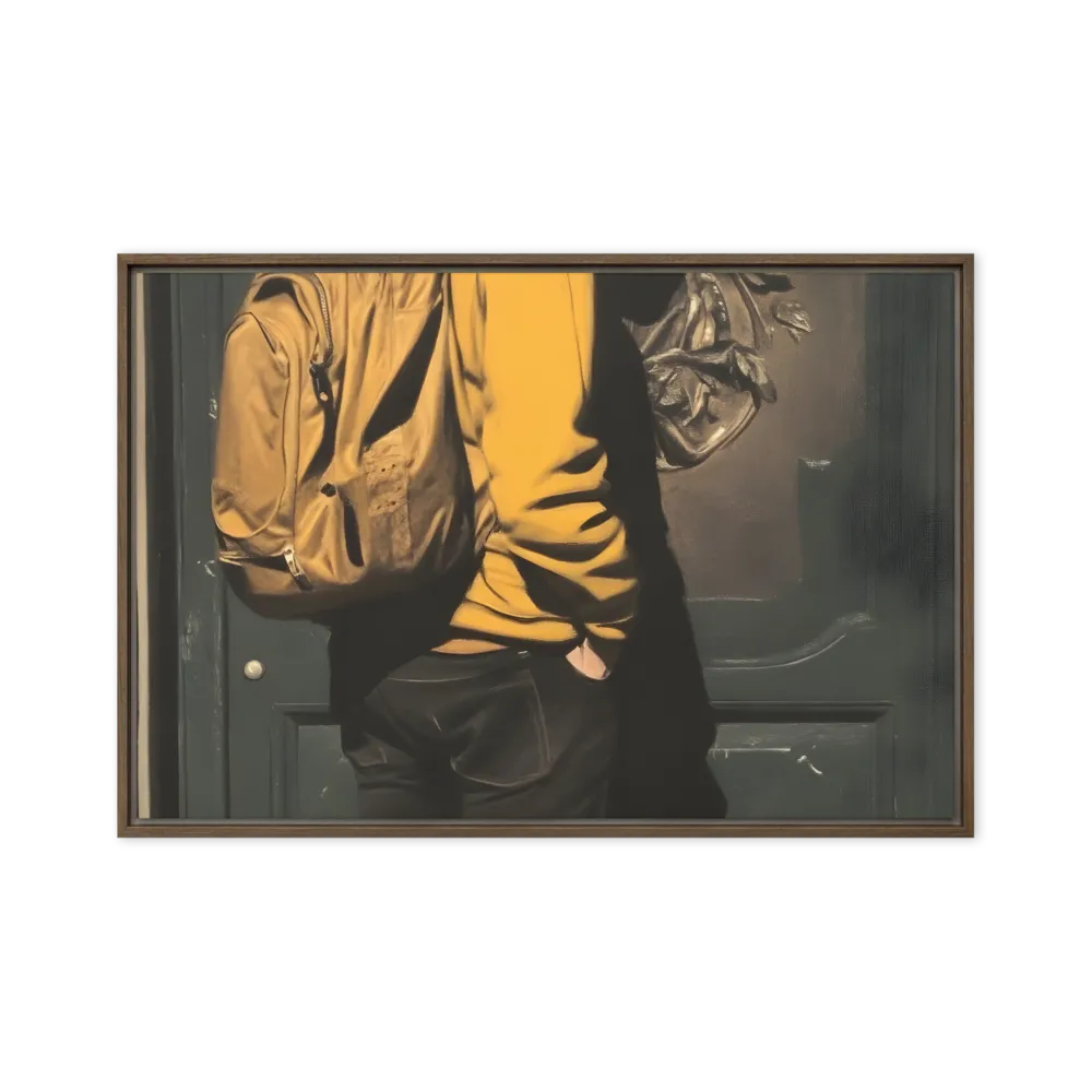 Silent Reflection | Canvas with Brown Frame | 24″×36″