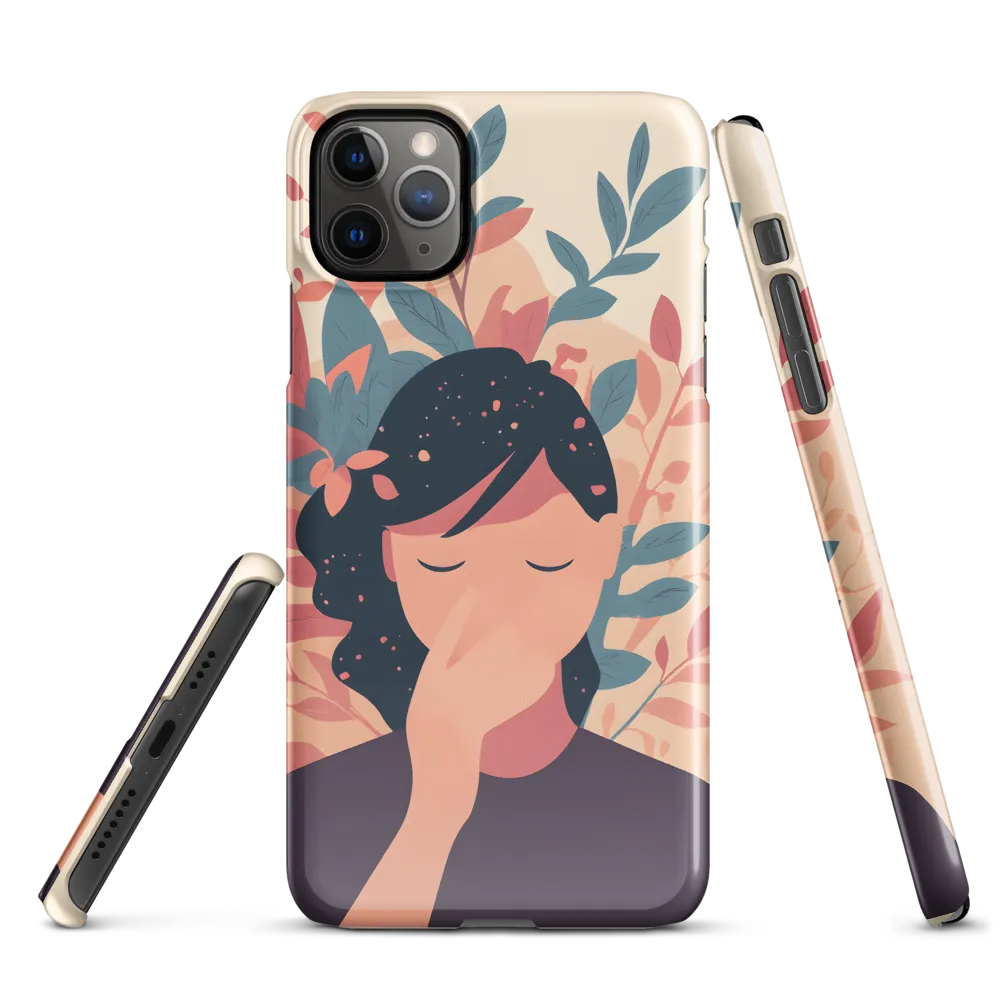 Whispers of Nature: A Serene Contemplation | Phone Case |  11 Pro Max | Snap Case | Glossy